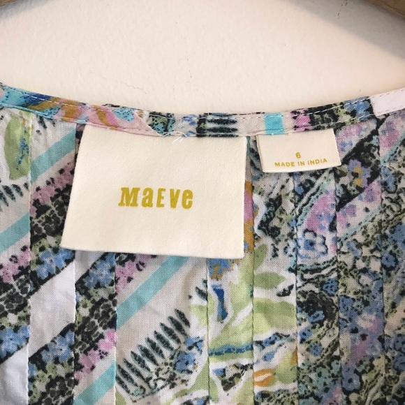Maeve Floral Print Blouse - Picture 4 of 6